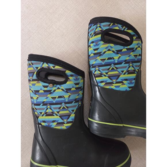 Bogs Kids Classic II Mountain Geo 3 Season Boots - Picture 3 of 9